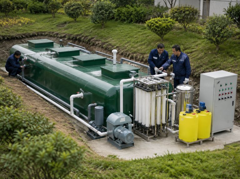 于洪区地埋式AAO/MBR生活污水处理设备
